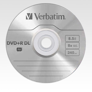 Verbatim DVD+R DL 8.5GB 8x Silver Mat