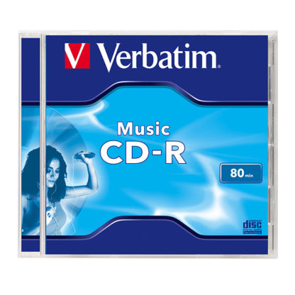 Verbatim CD-R Audio 80min 16x Jewel Case 10mm - 43364