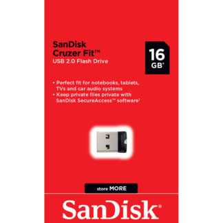 SanDisk Cruzer Fit USB Drive 16GB | SDCZ33-016G