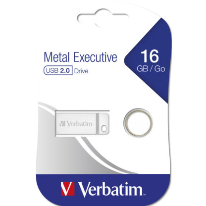 Verbatim Metal Executive USB Drive 16GB | Metal - 98748
