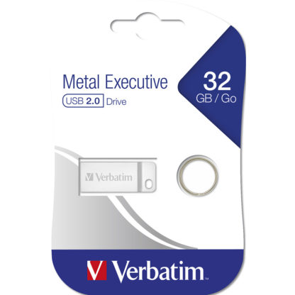Verbatim Metal Executive USB Drive 32GB | Metal - 98749