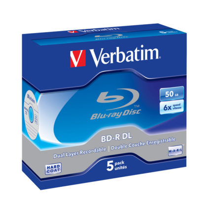 Verbatim BD-R DL 50GB 6x Jewel Case 10mm – 43748