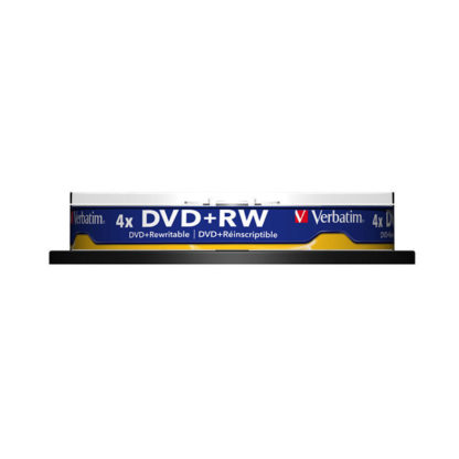 Verbatim DVD+RW 4.7GB 4x Cakebox 10 - 43488