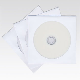 Φάκελος Χάρτινος Λευκός 120γρ. για CD/DVD με Παράθυρο