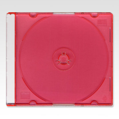Πλαστική Θήκη CD Slim 5.2mm Φούξια Μονή