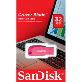 SanDisk Cruzer Blade USB Drive 32GB | Pink - SDCZ50C-032G-B35PE