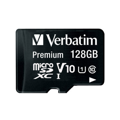 Verbatim Premium microSDXC with adapter 128GB Class 10/UHS-I - 44085