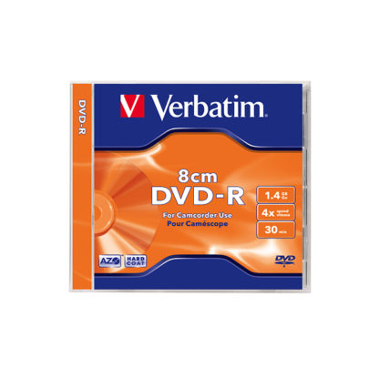 Verbatim DVD-R 8cm 1.4GB 4x Silver Mat Jewel Case 10mm – 43509