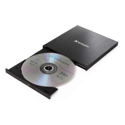 Verbatim Ultra HD 4K External Slimline USB 3.1 Blu-ray Writer | 43888