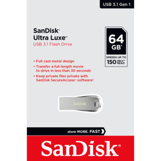 SanDisk Ultra Luxe USB 3.1 Drive 64GB | SDCZ74-064G