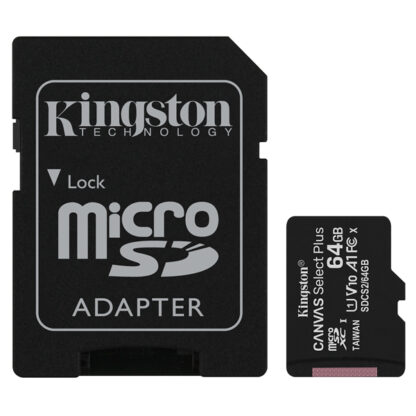 Kingston Canvas Select Plus microSDXC with adapter 64GB A1 | SDCS2/64GB
