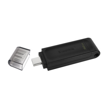 Kingston DataTraveler 70 Type-C USB 3.2 Drive 32GB | Black - DT70/32GB