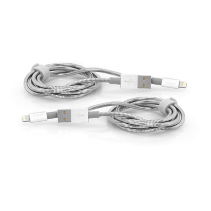 Verbatim Lightning Sync & Charge Cable 100cm Silver PK2 | 48872