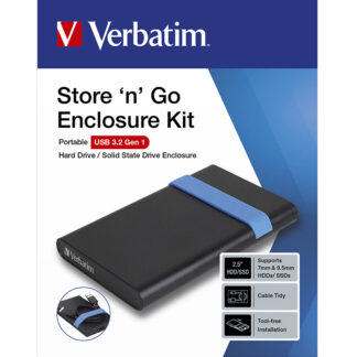 Verbatim Store 'n' Go Enclosure Kit 2.5" USB 3.2 Gen 1