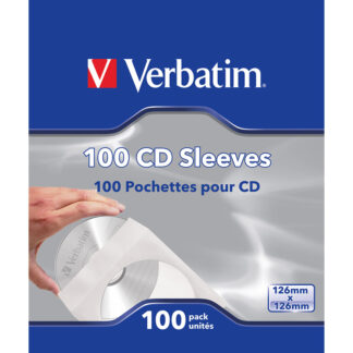 Verbatim Φάκελος Χάρτινος Λευκός για CD/DVD με Παράθυρο | 49976