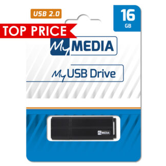 MyMedia MyUSB USB Drive 16GB | Black - 69261