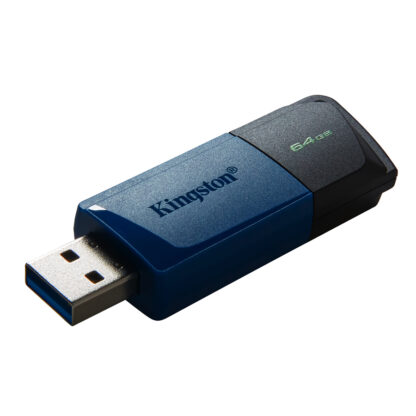 Kingston DataTraveler Exodia M USB 3.2 Drive 64GB | Black/Blue - DTXM/64GB