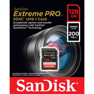 SanDisk Extreme PRO SecureDigital SDXC 128GB V30 | SDSDXXD-128G-GN4IN