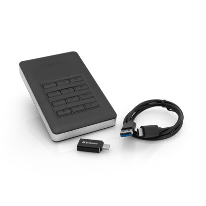 Verbatim Store’n’Go Secure με Keypad Access USB 3.2 Εξωτερικός Σκληρός Δίσκος 2TB Μαύρο | 53403