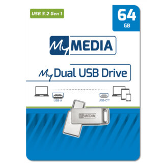 MyMedia MyDual USB 3.2 Gen 1 Drive 64GB | Metal - 69270