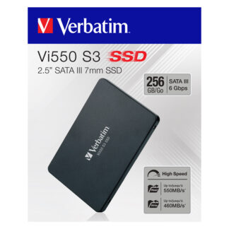 Verbatim Vi550 S3 2.5" 7mm Εσωτερικός Σκληρός Δίσκος SSD 256GB | 49351