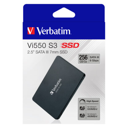 Verbatim Vi550 S3 2.5" 7mm Εσωτερικός Σκληρός Δίσκος SSD 256GB | 49351