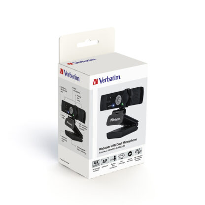 Verbatim Webcam Ultra HD 4K Autofocus με Dual Microphone AWC-03 | 49580