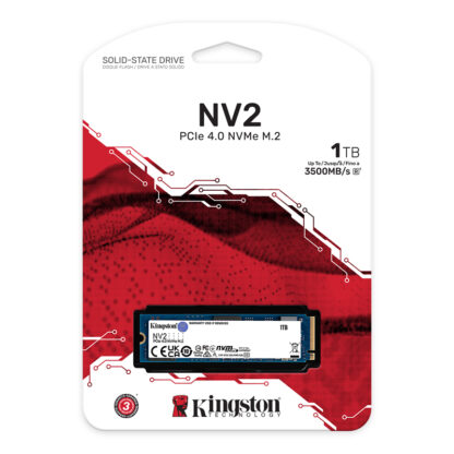 Kingston NV2 PCIe 4.0 NVMe M.2 Εσωτερικός Σκληρός Δίσκος SSD 1TB | SNV2S/1000G
