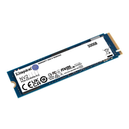 Kingston NV2 PCIe 4.0 NVMe M.2 Εσωτερικός Σκληρός Δίσκος SSD 500GB | SNV2S/500G