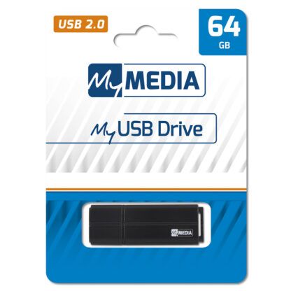 MyMedia MyUSB USB Drive 64GB | Black - 69263