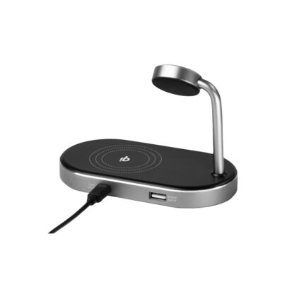 Verbatim Aluminium 3-σε-1 Qi MFi Wireless + Apple Watch + QC 3.0 Ασύρματος Φορτιστής 44W WCS-02 | 49556