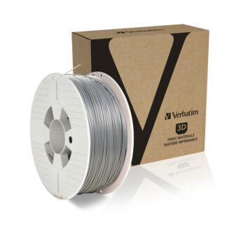 Verbatim 3D Print Filament PLA 1.75mm 1kg Aluminium Grey - 55319