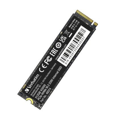 Verbatim Vi3000 PCIe 3.0 NVMe M.2 Εσωτερικός Σκληρός Δίσκος SSD 512GB | 49374